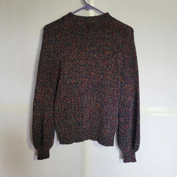 Anthro Seen Worn Kept Colorful Knit Sweater - Picture 5 of 7